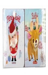 page album Pack 2 volumes Mes livres marionnettes : Les bêbêtes  - Bébé Renne ; Père Noël