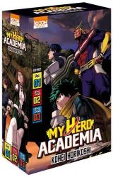 A supprimer Coffret en 3 volumes : Tome 1, Izuku Midoriya : les origines ; Tome 2, Déchaîne-toi, maudit nerd ! ; Tome 3, All Might