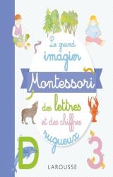 couverture de l'album Le grand imagier Montessori des lettres et des chiffres rugueux