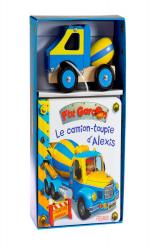 couverture de l'album Coffret : Le camion-toupie d'Alexis  - Contient : 1 livre, 1 camion de pompier