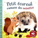 page album Petit écureuil ramasse des noisettes