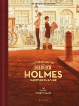 couverture de l'album La première aventure de Sherlock Holmes  - Une étude en rouge
