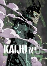 couverture de l'album Coffret avec le tome 11, le roman Kaiju N°8 immersion dans la 3e unité !, 1 jaquette réversible, 1 plaque métal - Dont le tome 11 offert -  Edition limitée