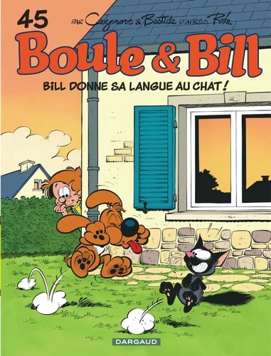 page album Bill donne sa langue au chat !