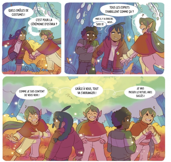 Extrait des Wood-Haute voltige, la nouvelle bande dessinée de Priscilla Bourgeat