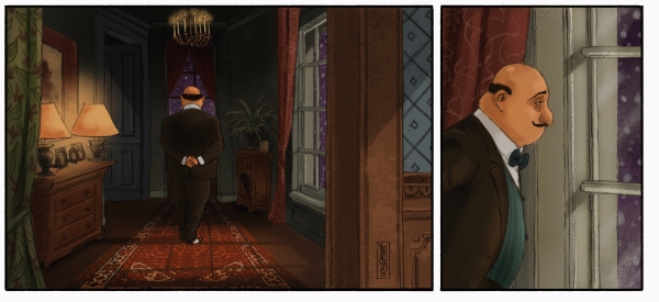 Hercule Poirot - Christmas Pudding Planche extraite de l'album