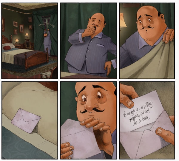 Hercule Poirot - Christmas Pudding Planche extraite de l'album