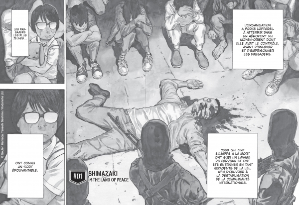 Shimazaki in the land of peace T.1 Extrait du manga