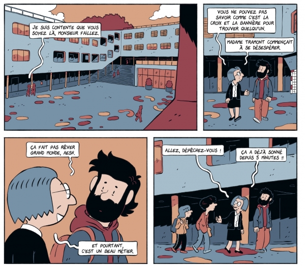 Extrait de la première planche de la BD Ulis 