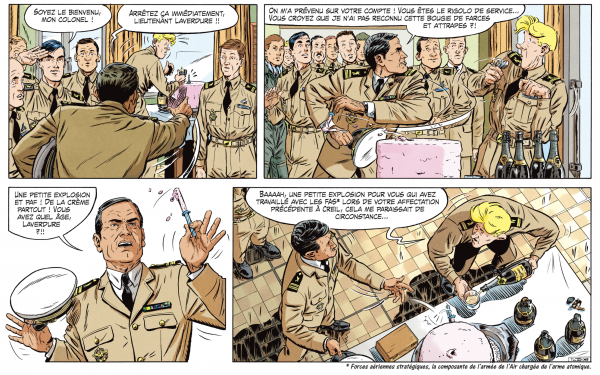 Une taupe chez les cigognes