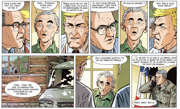 Une taupe chez les cigognes