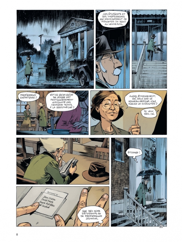 BeKa Etien Champignac Le style d'Étien illustre parfaitement le scénario de BeKa, nous entraînant aux côtés de Champignac dans son enquête.