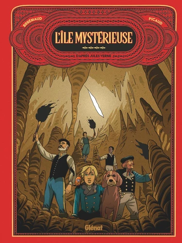page album L'île mystérieuse
