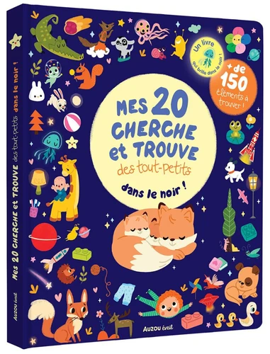 page album Mes 20 cherche et trouve des tout-petits dans le noir !