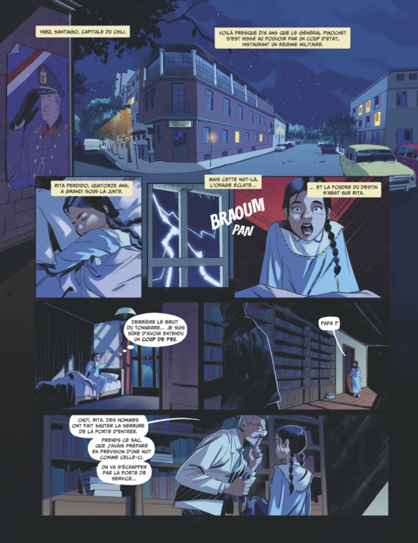 Extrait du premier tome de la série Rita Perdido, adaptée du roman éponyme par Victor Dixen et French Carlomagno