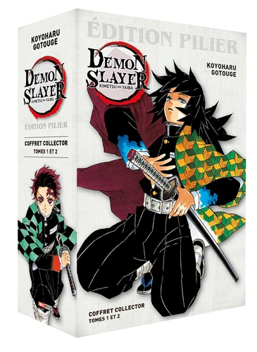page album Demon Slayer Edition Pilier - Coffret T01 & T02