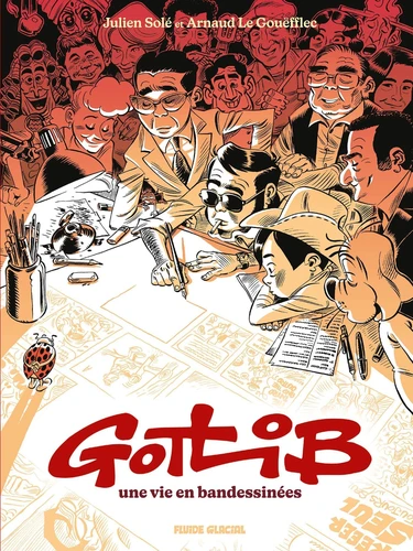 couverture de l'album Gotlib, une vie en Bandessinées