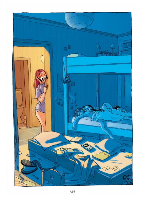 Extrait de La nuit retrouvée, par Lola Lafon, Pénélope Bagieu et Drac.