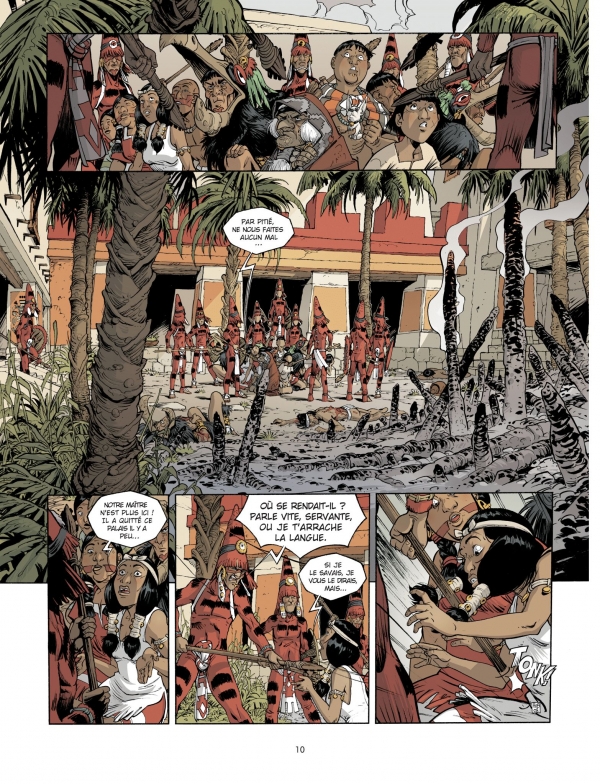 Le Serpent et la Lance T4 Hub Extrait de Le Serpent et la Lance T.4 - Papillon Tonnerre, planche illustrée par Emmanuel Michalak