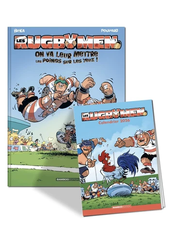 page album Les Rugbymen - tome 01 + calendrier 2026 offert