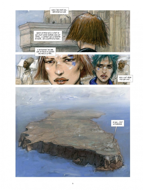 Dessin par Enki Bilal, extrait du quatrième tome de sa série Bug, paru le 29 octobre.