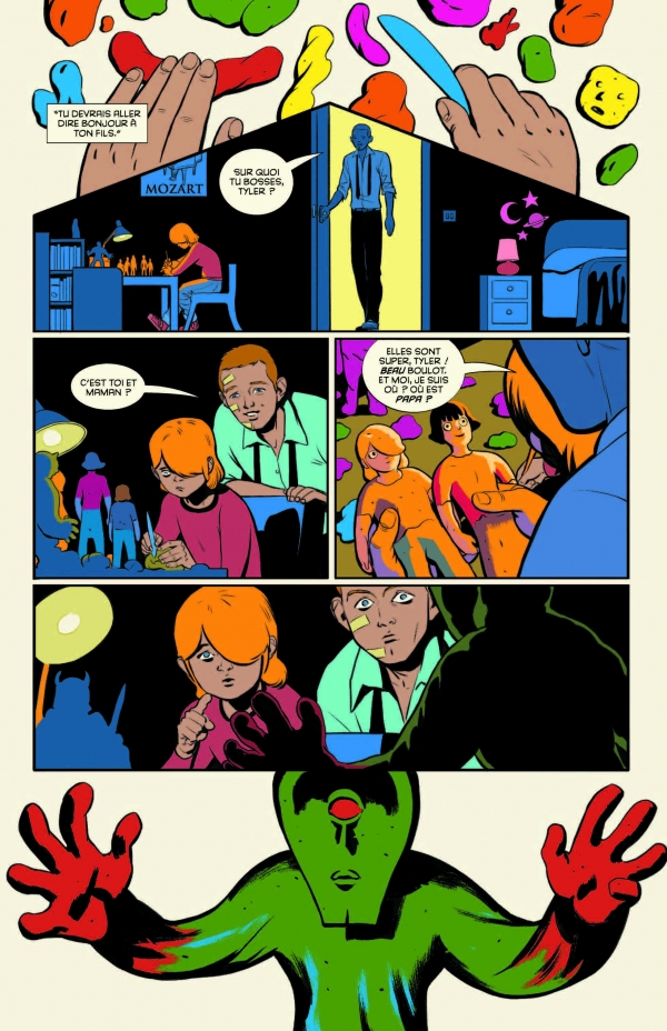 Absolute Martian Manhunter Rodriguez Camp Extrait de Absolute Martian Manhunter, T.1, planche illustrée par Javier Rodriguez