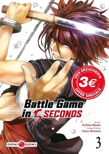 page album Battle Game in 5 Seconds - vol. 03 - prix découverte - édition limitée