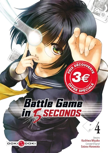 page album Battle Game in 5 Seconds - vol. 04 - prix découverte - édition limitée