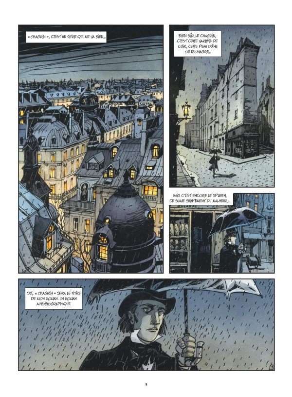 Chagrin Rodolphe Griffo Extrait de Chagrin, adaptation du roman d'Honoré de Balzac par Rodolphe et Griffo