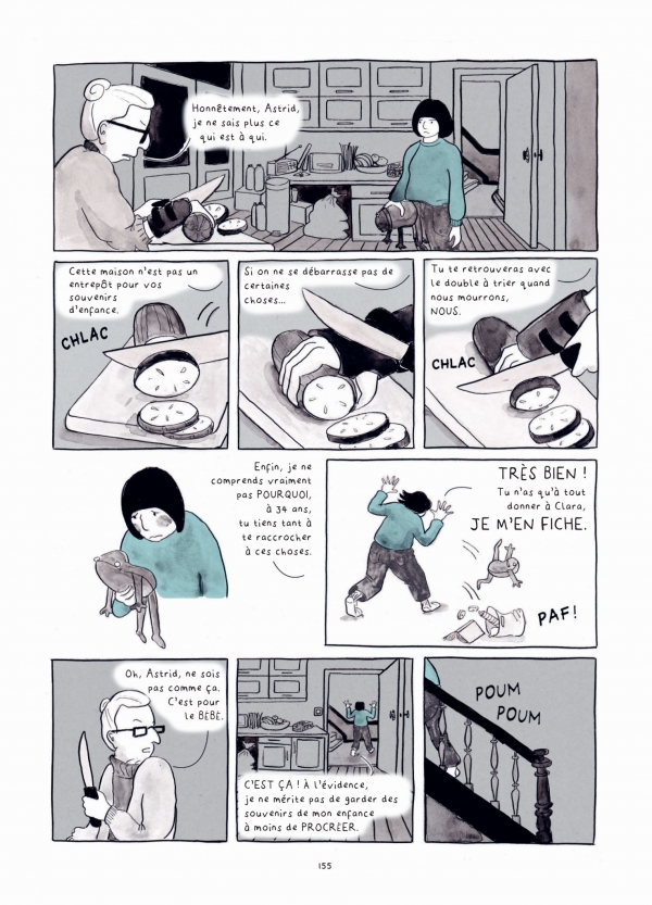 Le vase de cristal Un récit véritablement introspectif et autobiographique que nous propose la scénariste et dessinatrice Astrid Goldsmith