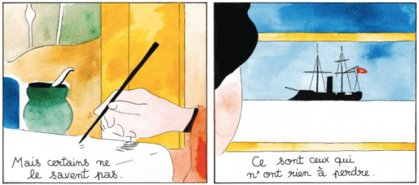 Extrait de Ce monde n'existe pas, par Martin Quenehen et Antoine Cossé © Casterman, 2026