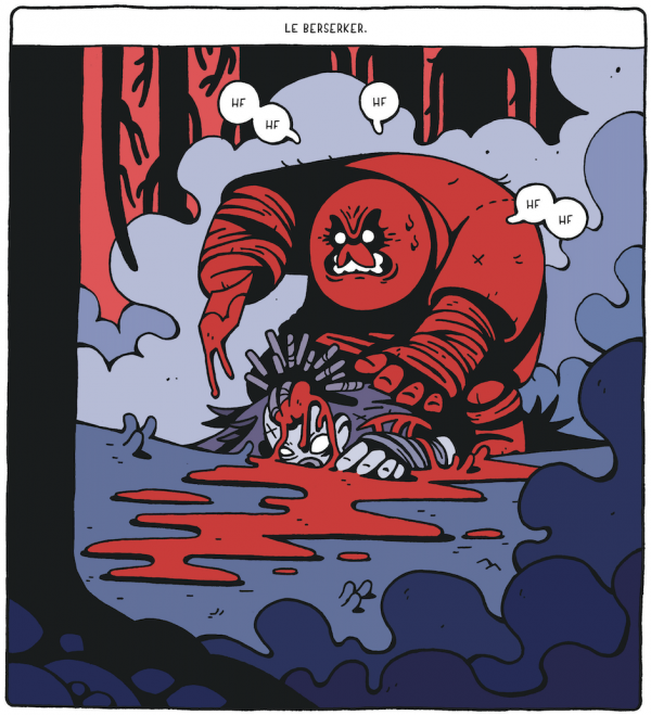 Gorm Extrait de planche de Gorm, de Neb (scénario, dessins) et Drac (couleurs)