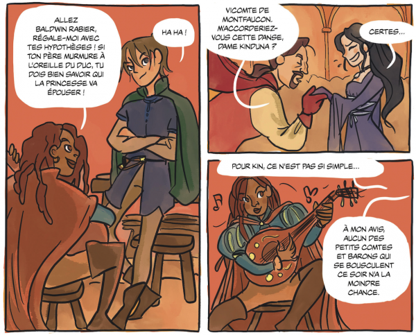 Extrait de la bande dessinée La cité des dames, T.1 : Le secret des Sikah, par Blanche Sabbah