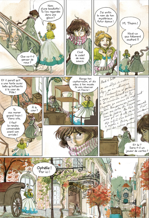 Extrait de La Passe-Miroir, T.1 : Les fiancés de l'hiver, adaptation BD par Vanyda du roman de Christelle Dabos