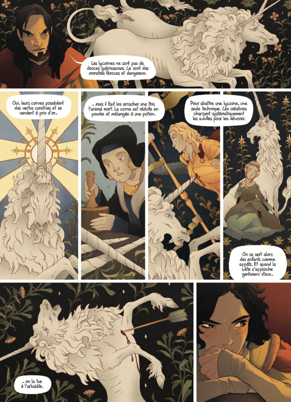 Extrait de Lycornes, par Penco Sechi et Aurélie Wellenstein