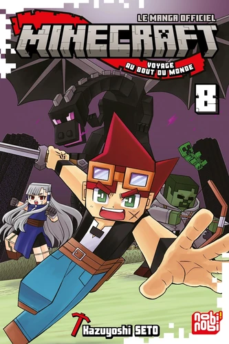 page album Minecraft, le manga officiel - Voyage au bout du monde T08