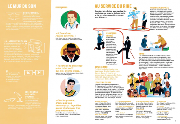 Le grand livre du cinéma Un docu-BD ludique et complet sur l'histoire du cinéma, illustré par Aloïs Marignane