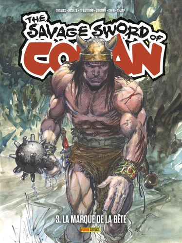 couverture de l'album Savage Sword of Conan T03 : La marque de la bête