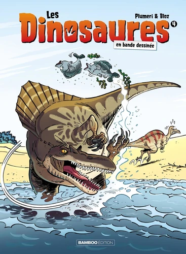 page album Les dinosaures en bande dessinée Tome 4