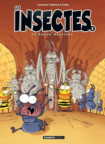 page album Les insectes en bande dessinée Tome 5