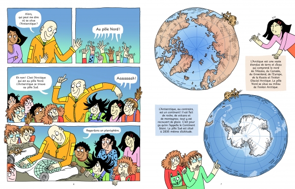 Direction l'Antarctique Extrait de Direction l’Antarctique, le continent de glace qui bouillonne de vie, par Guillaume de Rémacle et Adrienne Barman