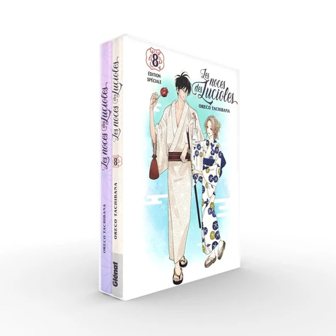 Avec 1 éventail, 4 ex-libris, et 1 marque page et 1 étui de protection