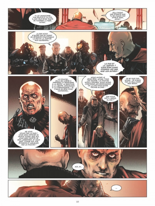 Extrait du troisième et dernier tome de Noir Horizon : Shemot