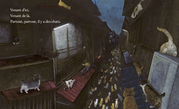 Extrait de La nuit des chats, par Naoko Machida