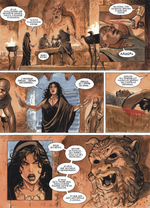 Extrait du T.8 des Aigles de Rome, par Enrico Marini