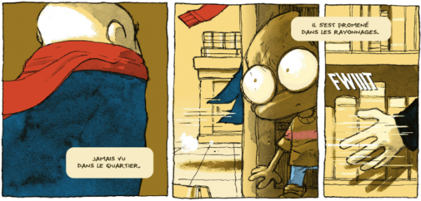 Extrait de Le Buveur d'encre, par Eric Sanvoisin et Steve Baker © Nathan BD, 2026