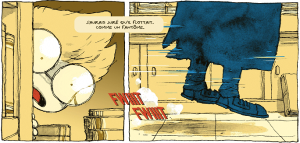 Extrait de Le Buveur d'encre, signé Eric Sanvoisin et Steve Baker © Nathan BD, 2026