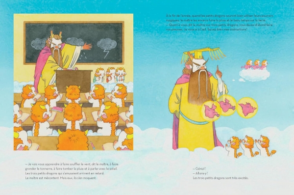 Extrait de Trois petits dragons, par Yue Zhang