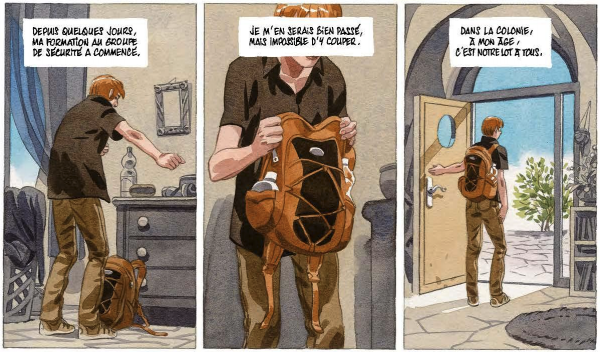 Le Reste du monde T.5 Les Jours Heureux Extrait de Le Reste du monde T.5 : Les Jours Heureux, par Jean-Christophe Chauzy au dessin et scénario