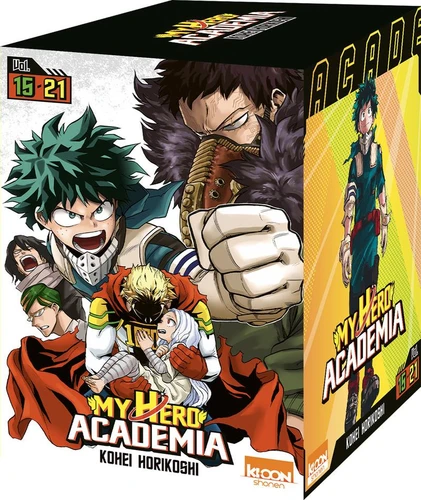 page album Coffret intégrale My Hero Academia vol. 15 à 21